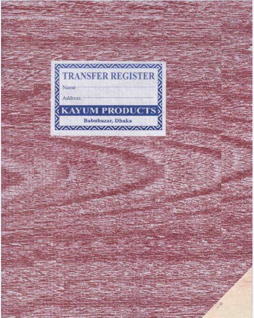 Register of Transfer of shares